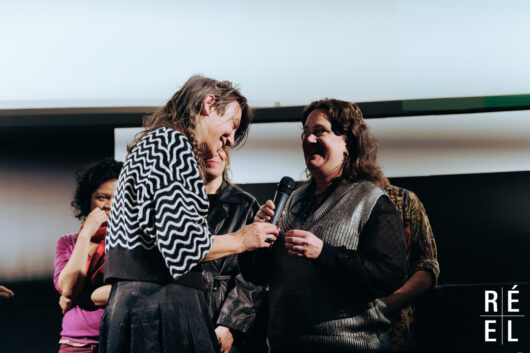 21 mars - Équipe du film UN CHANT AVEUGLE de Stefano Canapa et Natacha Muslera © Léa Rener