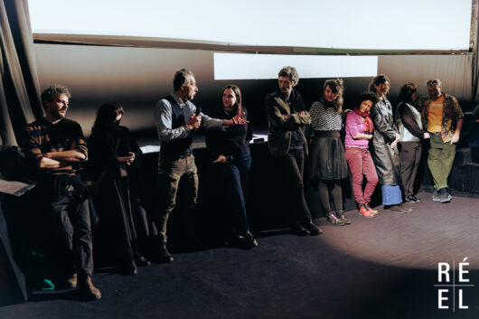 21 mars - Équipe du film UN CHANT AVEUGLE de Stefano Canapa et Natacha Muslera © Léa Rener