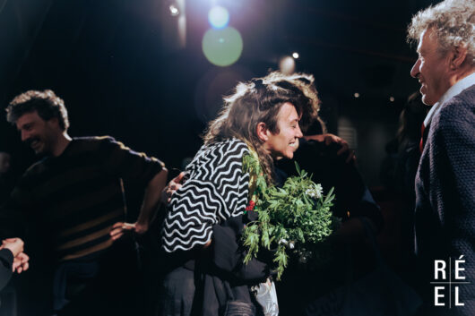 21 mars - Équipe du film UN CHANT AVEUGLE de Stefano Canapa et Natacha Muslera © Léa Rener