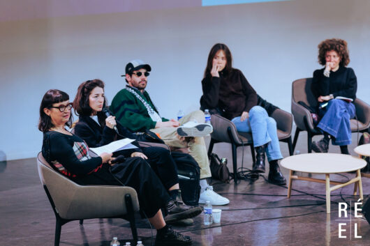 23 mars - Journée Réel Université - Table ronde : Filmer la violence / La violence de filmer avec Lory Glenn, Laure Portier, Camille Kunegel, Mohamed Mesbah et Karine Birgé © Léa Rener
