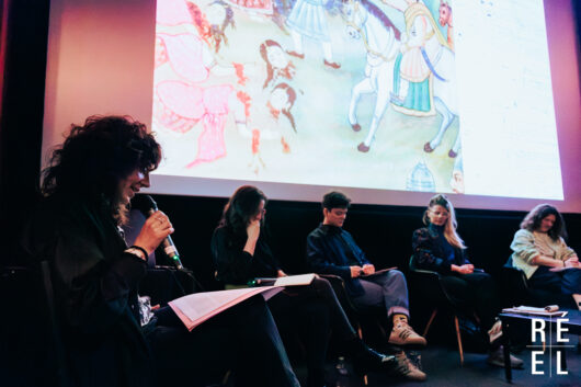 26 mars - Festival parlé, Perpétuer le monde - Table ronde : Savoirs et pratiques communautaires à la croisée des époques et des luttes avec Laura Cassarino, Manon Haag, Teresa Castro, Adèle Fohr et Bojina Panayotova © Léa Rener