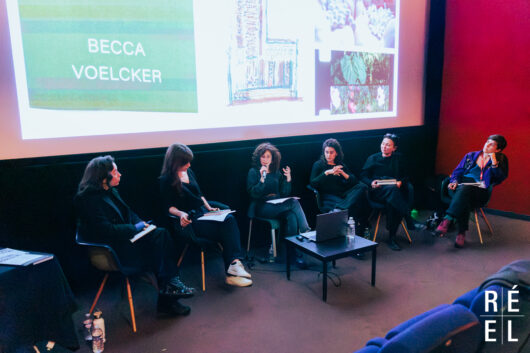 26 mars - Festival parlé, Perpétuer le monde - Table ronde : la forme modeste : gestes écopolitiques de création avec Filipa César, Laura Huertas, Saodat Ismailovan, Jumana Manna et Becca Voelcker © Léa Rener